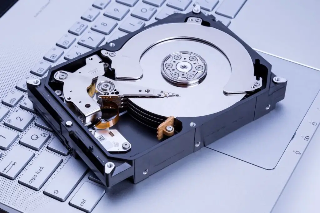 HDD consist of spinning disk
