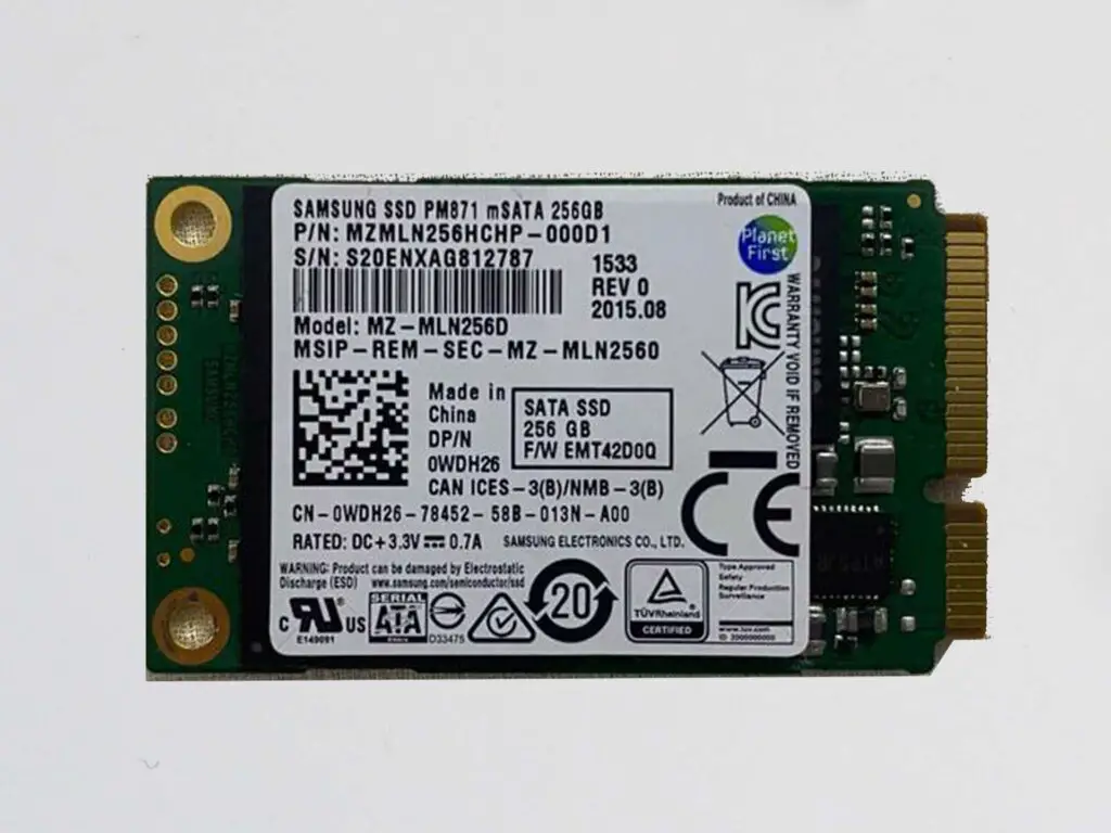 Samsung mSATA SSD