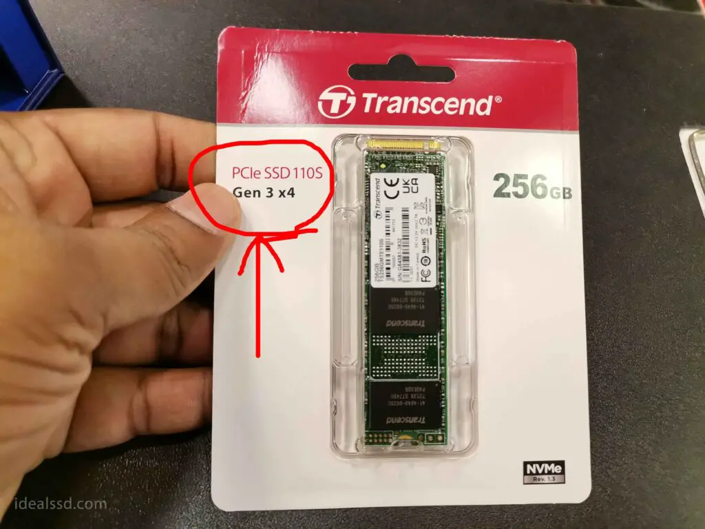PCIe Gen 3 SSD Transcend-256GB-NVME