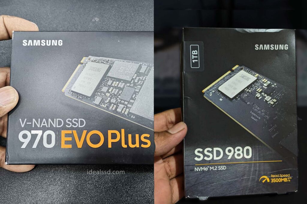 Samsung 970 EVO Plus vs Samsung 980