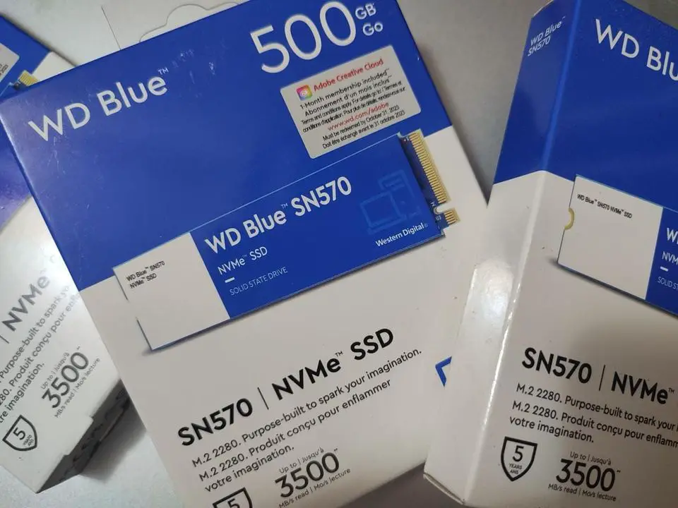 WD Blue SN570 NVME SSD