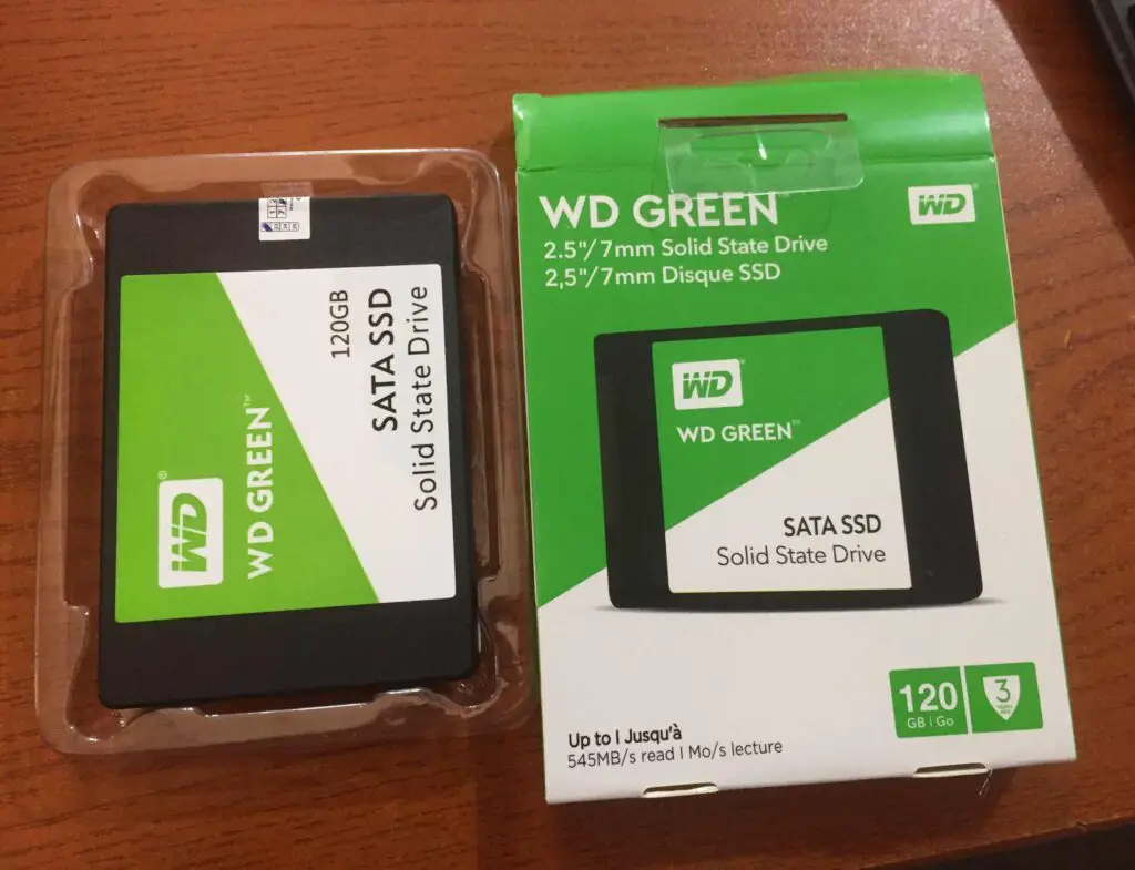 WD Green SATA SSD 120GB