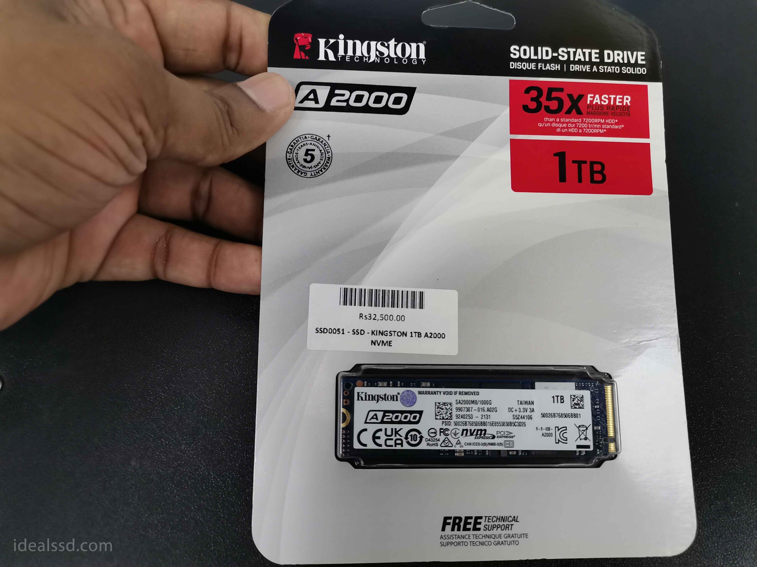 Kingston-A2000 NVME SSD