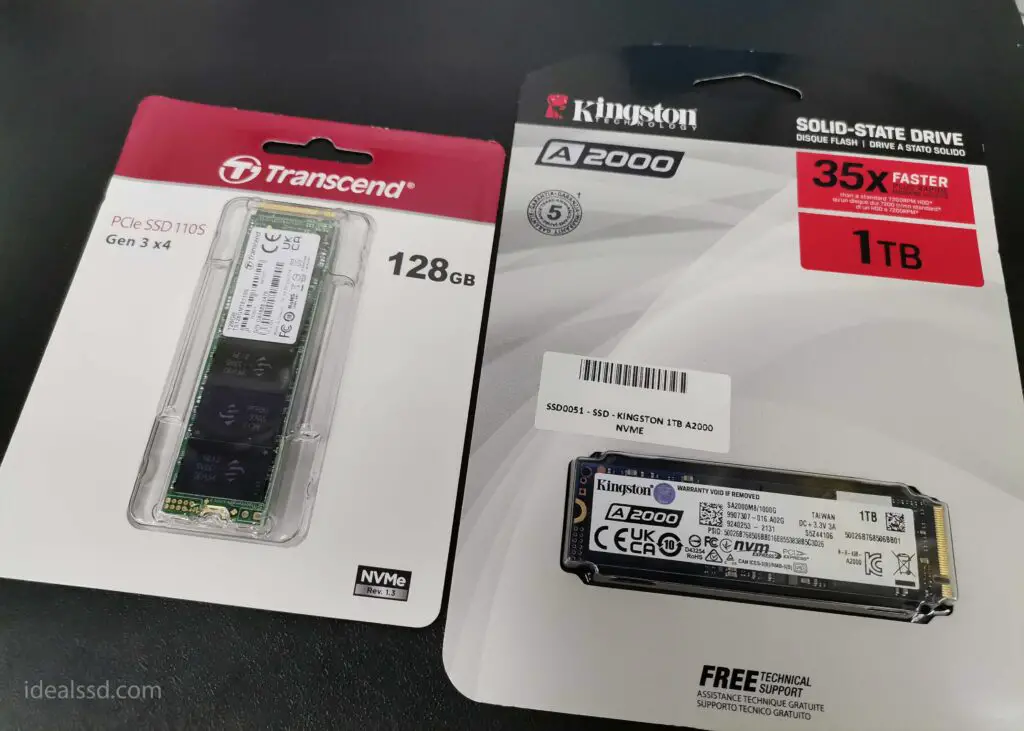 Transend и Kinston A2000-SSD