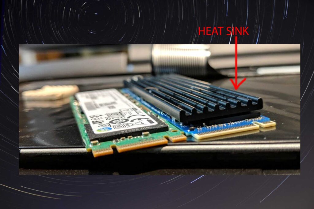 NVME SSD With Heat Sink